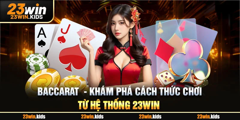 Baccarat - Khám Phá Cách Thức Chơi Từ Hệ Thống 23win