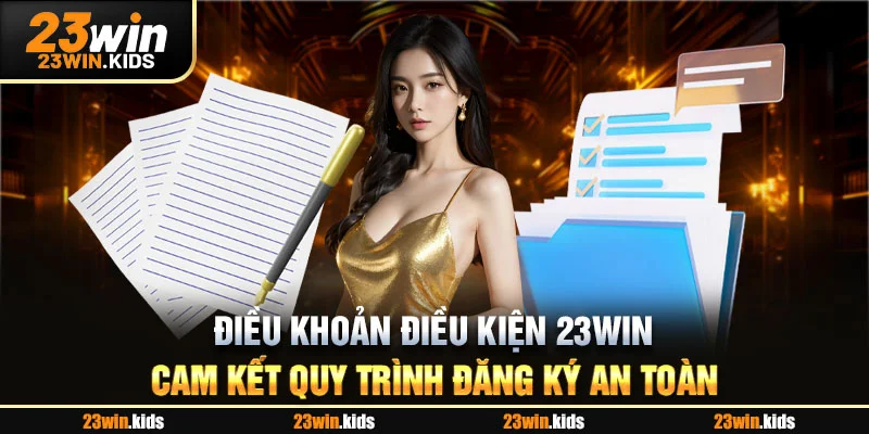 Điều khoản điều kiện 23WIN cam kết quy trình đăng ký an toàn