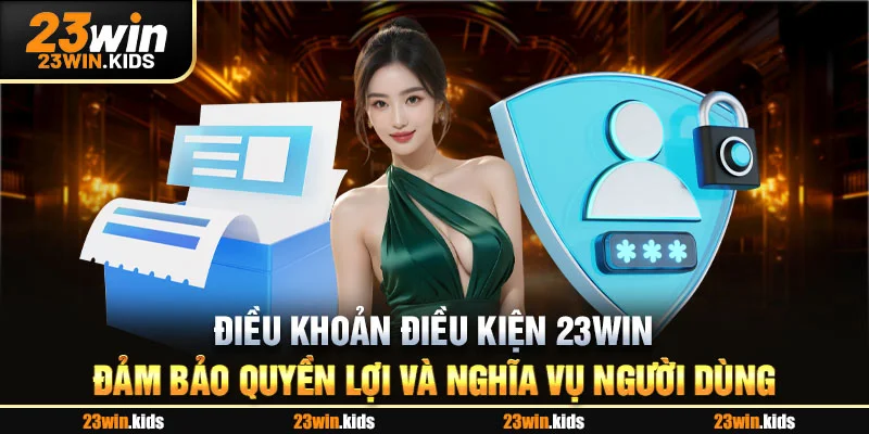 Điều khoản điều kiện 23WIN đảm bảo quyền lợi và nghĩa vụ người dùng